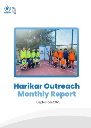 Harikar/UNHCR Outreach Monthly Report September