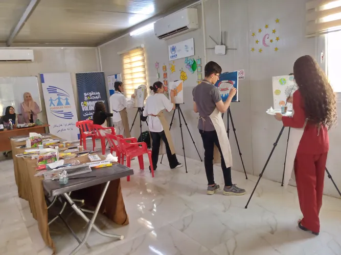 Celebrating International Youth Day Empowering Young Refugees Through Art