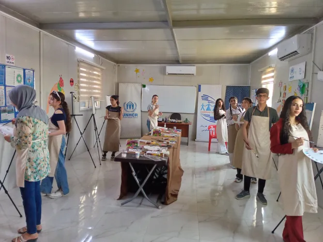 Celebrating International Youth Day Empowering Young Refugees Through Art