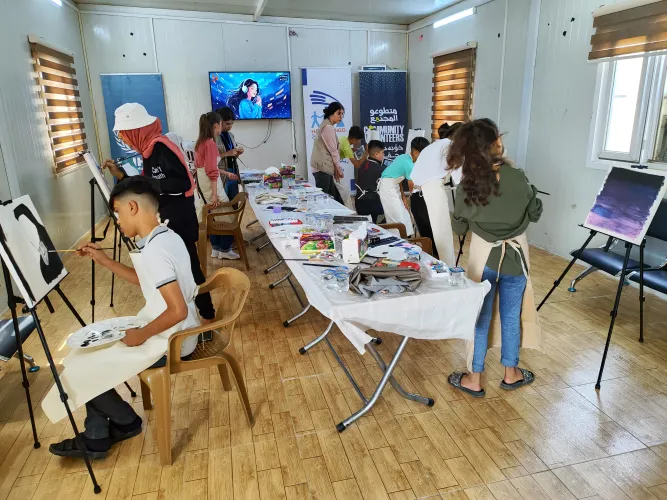 Celebrating International Youth Day Empowering Young Refugees Through Art