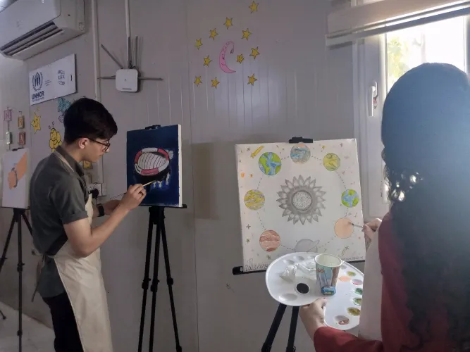 Celebrating International Youth Day Empowering Young Refugees Through Art