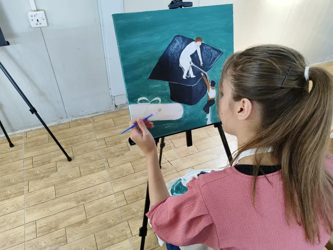 Celebrating International Youth Day Empowering Young Refugees Through Art