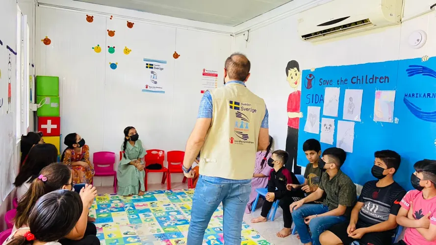 Harikar-SCI/SIDA Community center in Chamishko Camp, 2022 report.