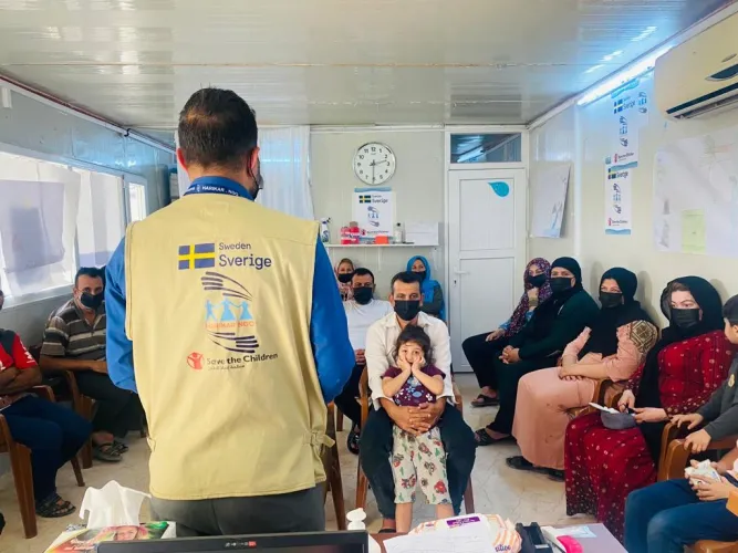 Harikar-SCI/SIDA Community center in Chamishko Camp, 2022 report.