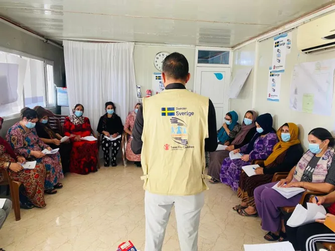 Harikar-SCI/SIDA Community center in Chamishko Camp, 2022 report.