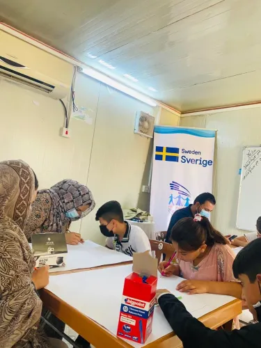 Harikar-SCI/SIDA Community center in Chamishko Camp, 2022 report.